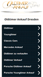 Mobile Screenshot of oldtimer-ankauf.net
